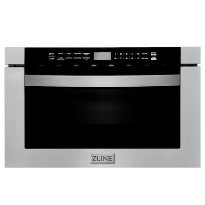 ZLINE 36" Bundled Stainless Dual Range, Range Hood, Microwave, 3KP-RARH36-MW
