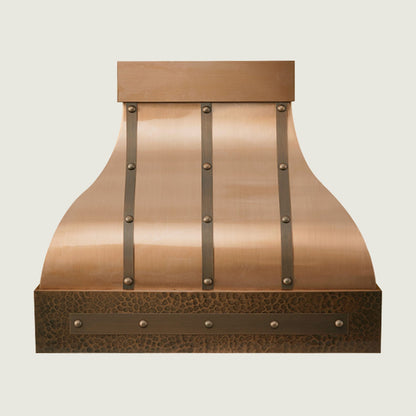 NAUXUS - Custom Copper Bell Shape Range Hood - CHBE01