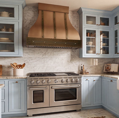 NAUXUS - Custom Copper Bell Shape Range Hood - CHBE01