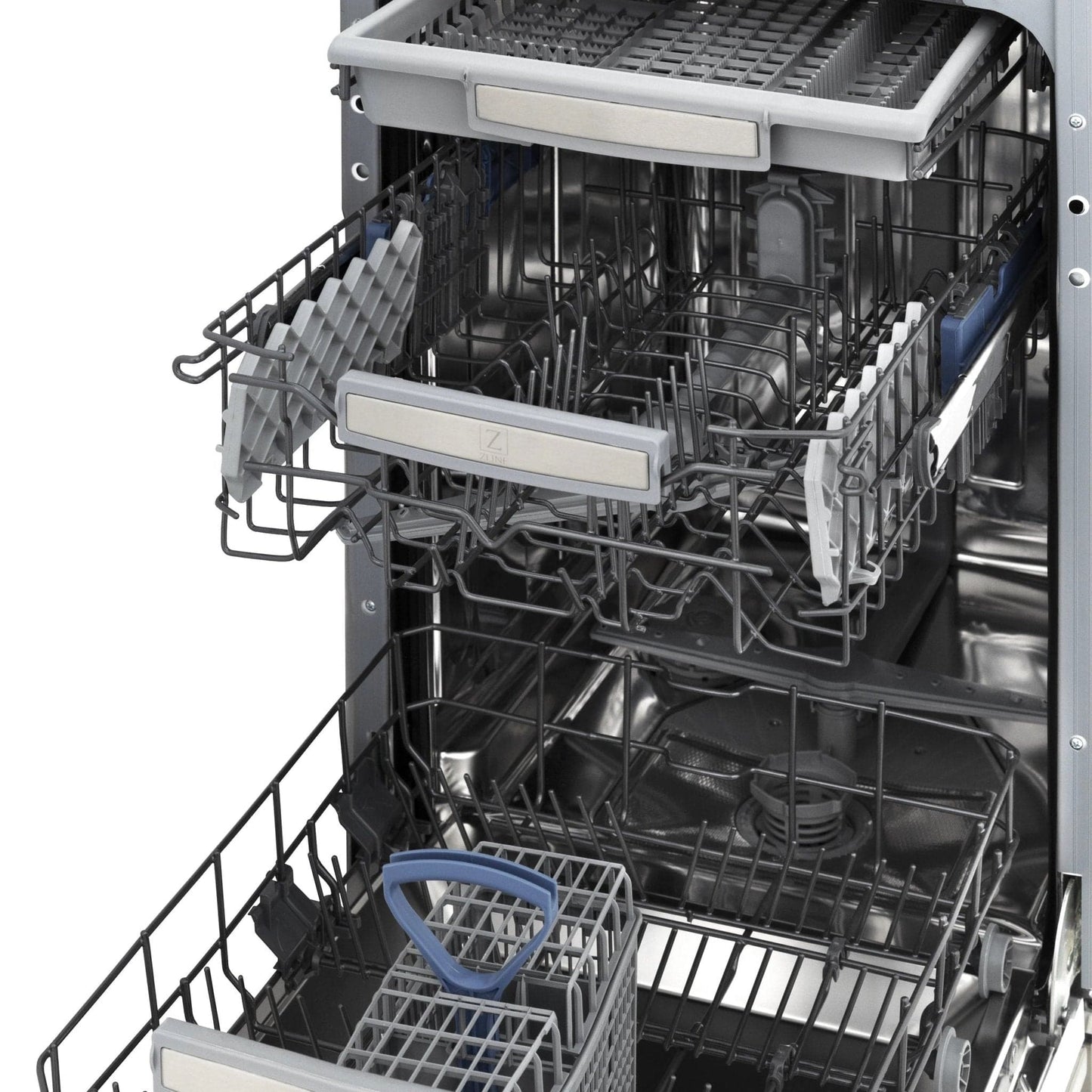ZLINE 18 in. Tallac Series 3rd Rack Top Control Dishwasher in a Stainless Steel Tub DWV-BS-18