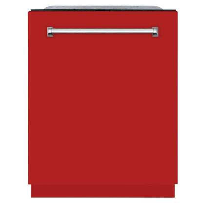 ZLINE 24" Monument, 3rd Rack, Red Door, Dishwasher, DWMT-RM-24
