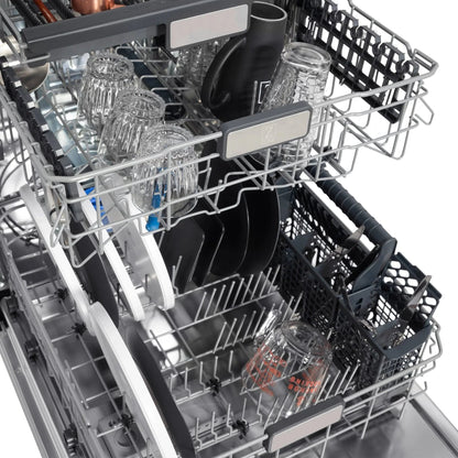 ZLINE 24" Monument, 3rd Rack, Red Door, Dishwasher, DWMT-RM-24