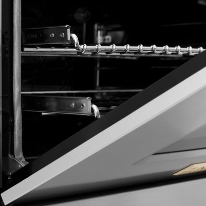 ZLINE 30" Autograph Edition, Dual Fuel Range, Gold Accents, RAZ-30-G