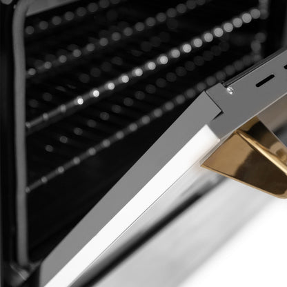 ZLINE 30" Autograph Edition, Dual Fuel Range, Gold Accents, RAZ-30-G