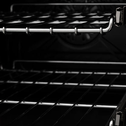 ZLINE 36" Autograph Dual Fuel Range, Black Stainless, RABZ-36-CB