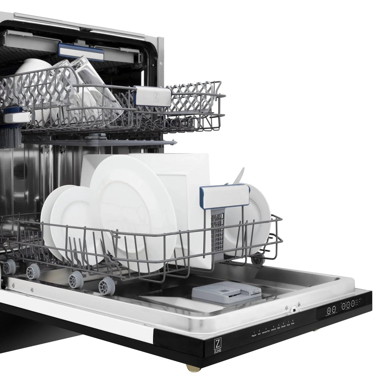 ZLINE Autograph 24" Dishwasher Black Stainless, DWVZ-BS-24-CB