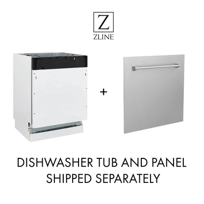 ZLINE Autograph 24" Dishwasher Black Stainless, DWVZ-BS-24-G