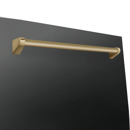 ZLINE Autograph Edition 24" Dishwasher Black Stainless, DWMTZ-BS-24-CB